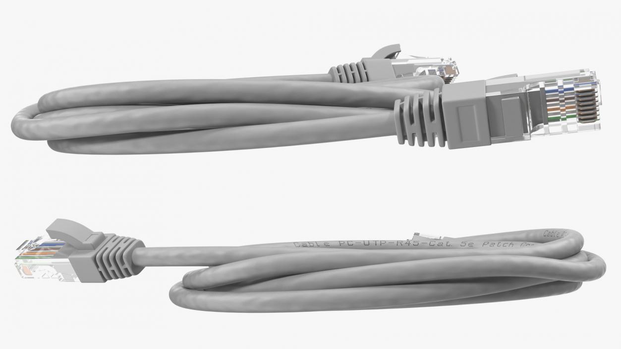 3D Computer Cables Collection 3 model