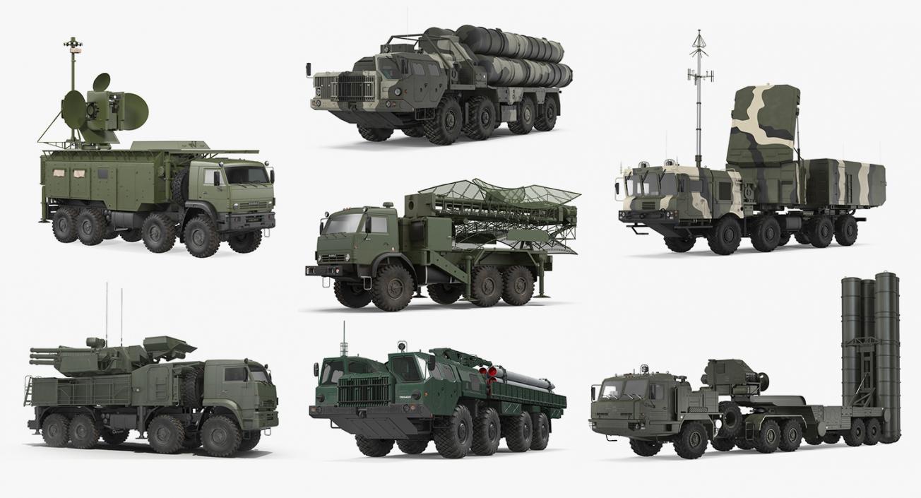 3D Russian Missile Systems Collection 4