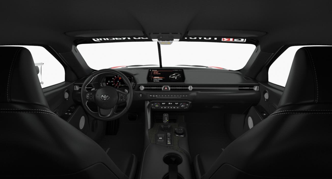 Toyota Supra GR Racing Concept Rigged 3D