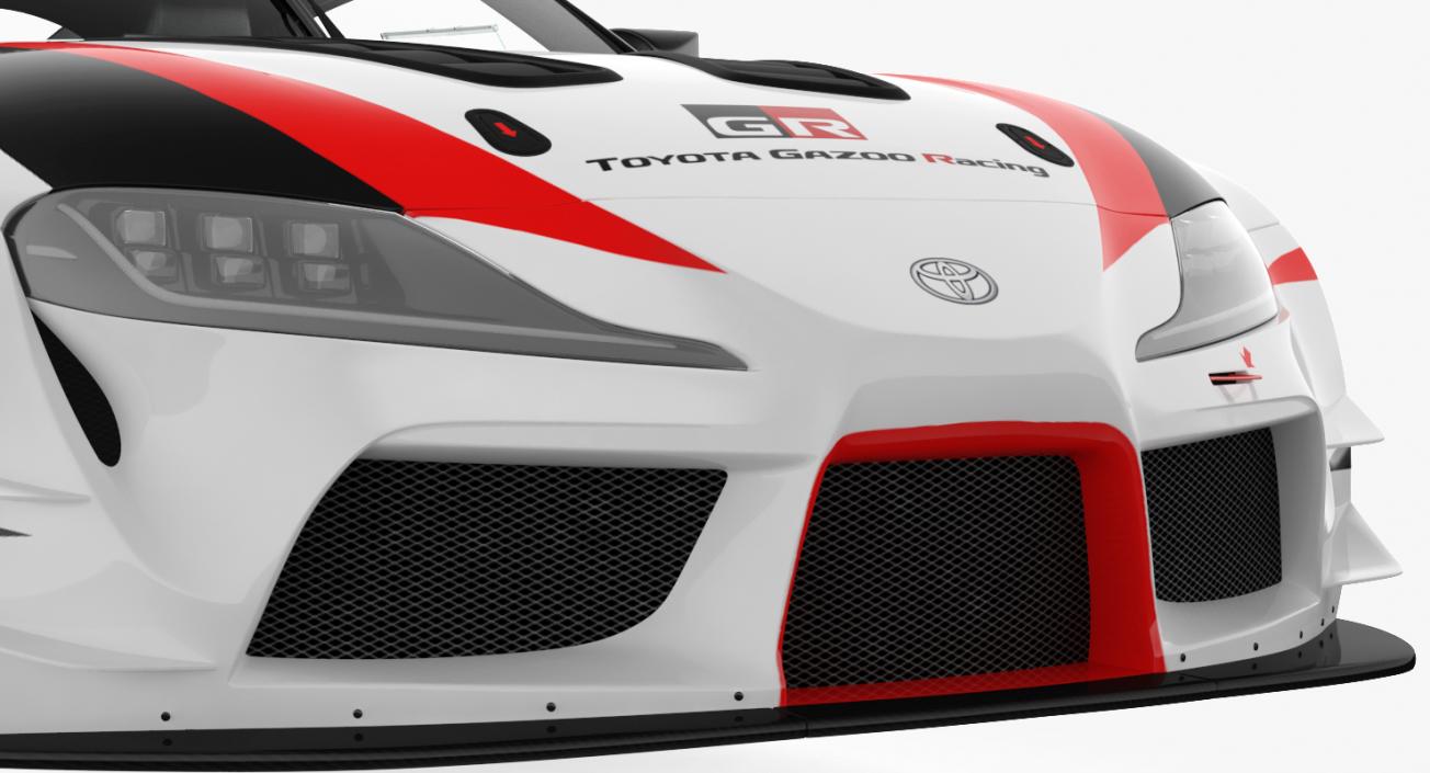 Toyota Supra GR Racing Concept Rigged 3D