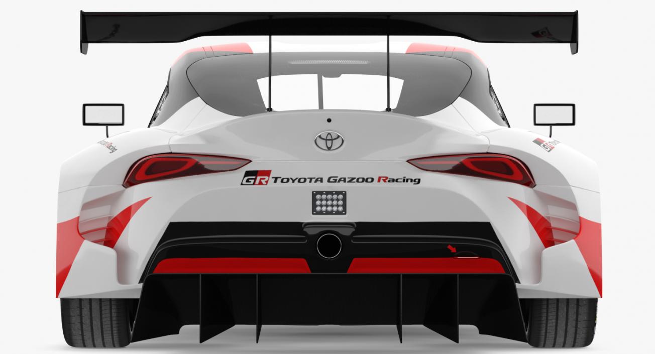 Toyota Supra GR Racing Concept Rigged 3D