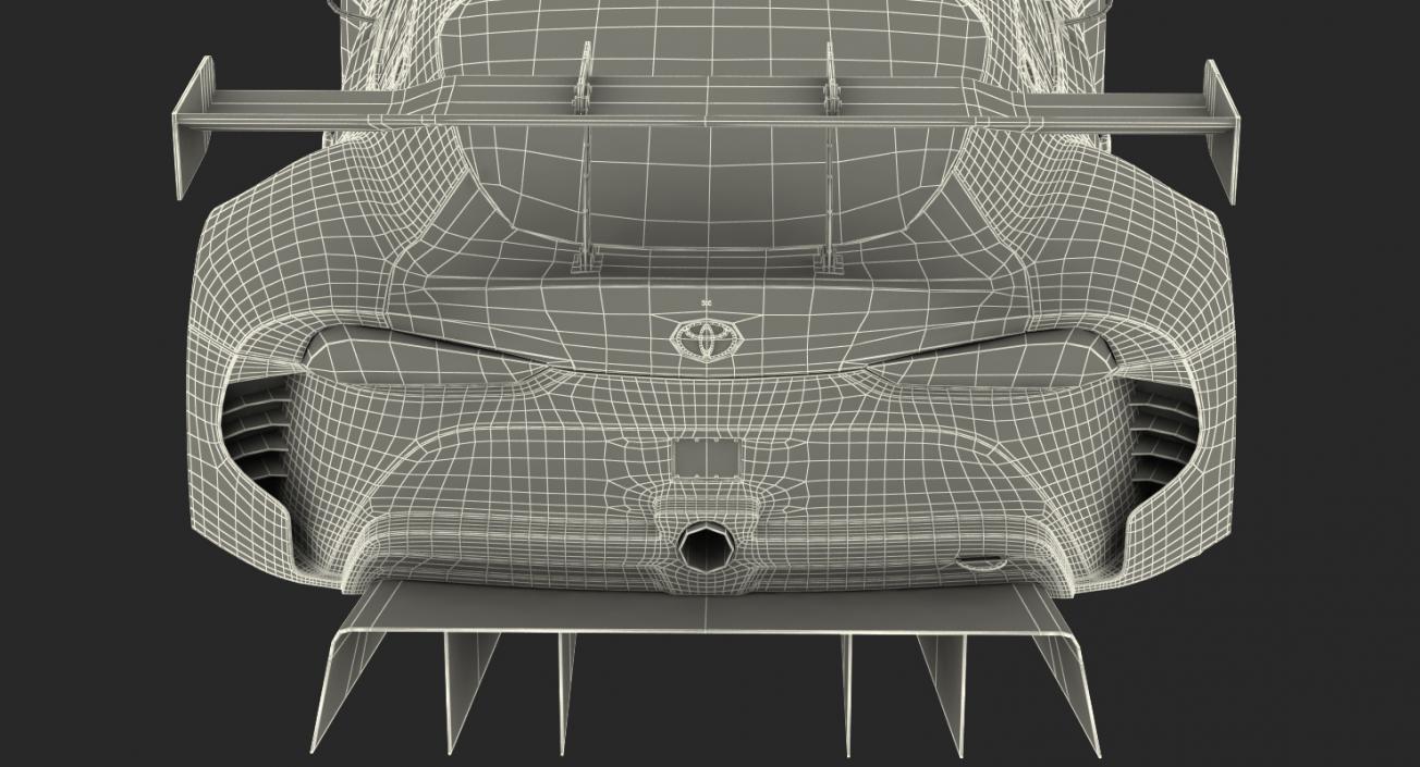 Toyota Supra GR Racing Concept Rigged 3D