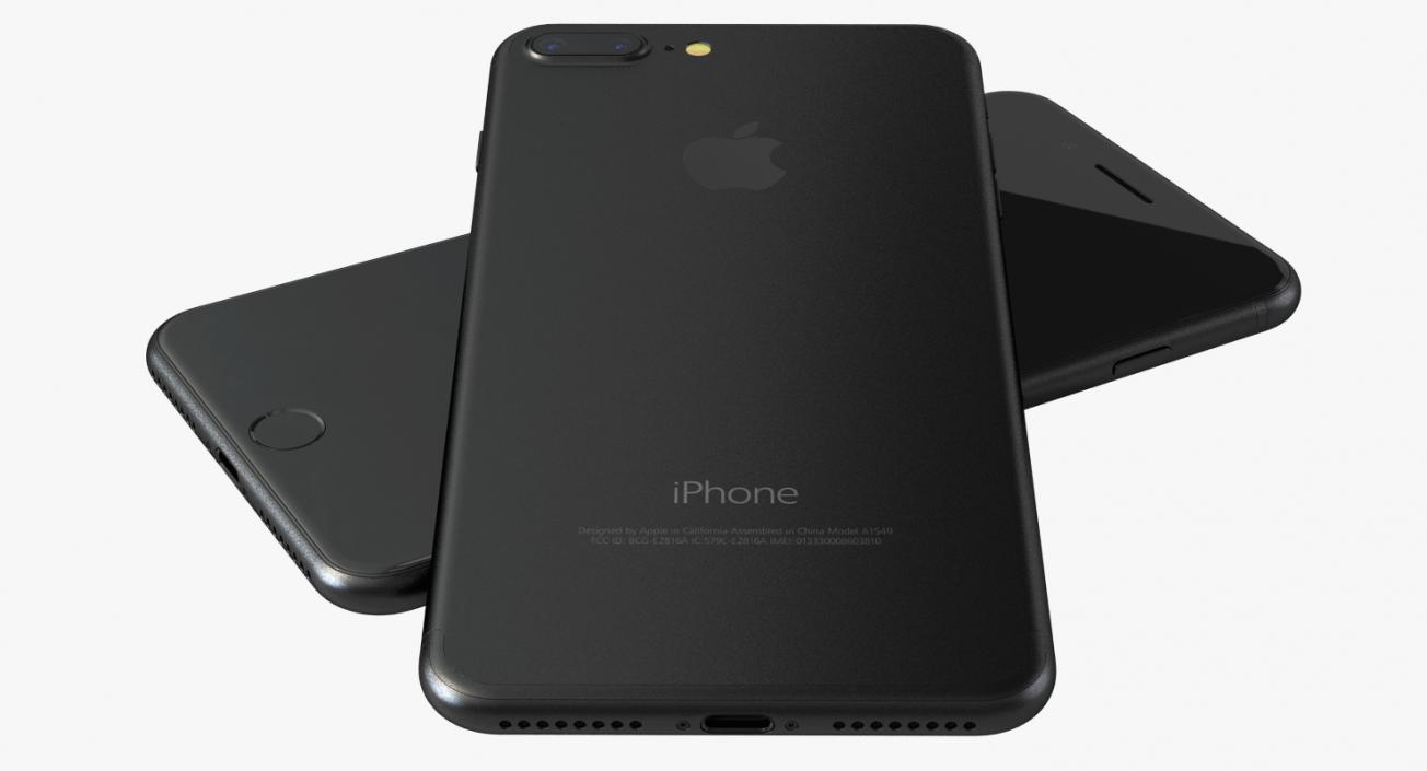 IPhone 7 Plus Black 3D model