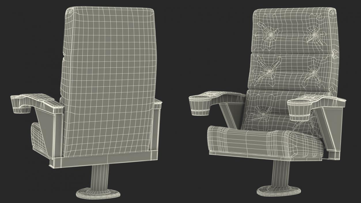 Phantom P40 Leather Cinema Chair 3D