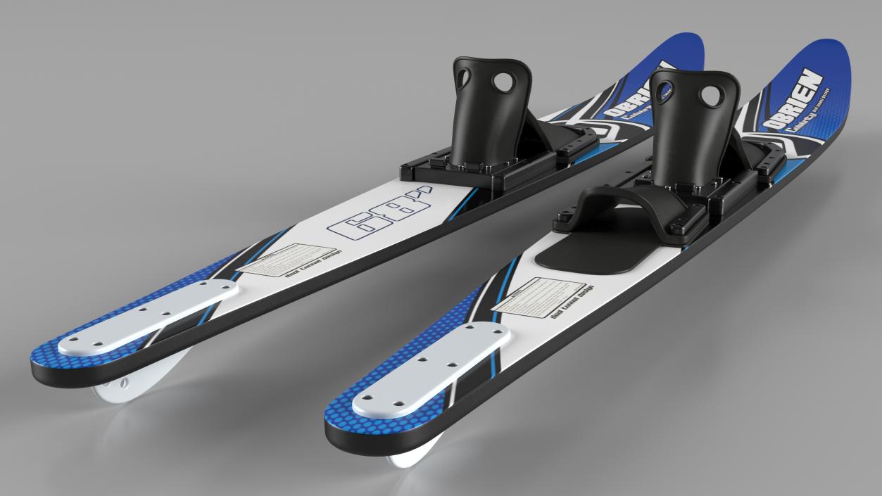 3D Waterskis Obrien Blue