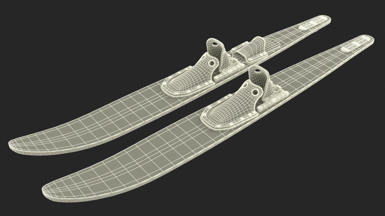 3D Waterskis Obrien Blue