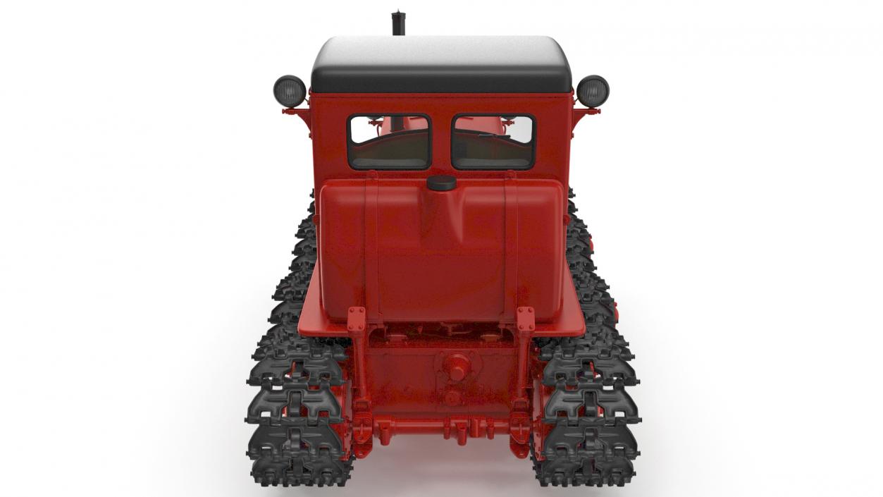 Soviet Crawler Tractor DT54 3D