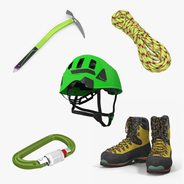 3D Climbing Equipment Collection 2