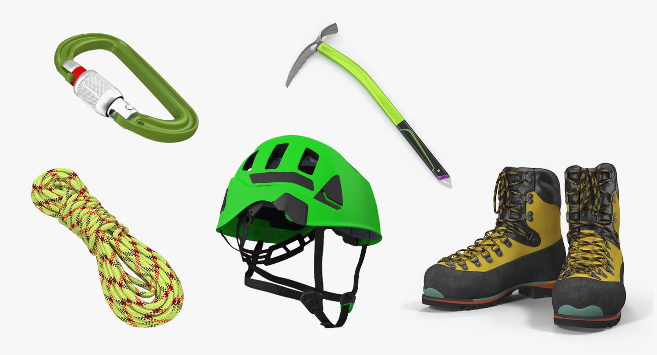 3D Climbing Equipment Collection 2