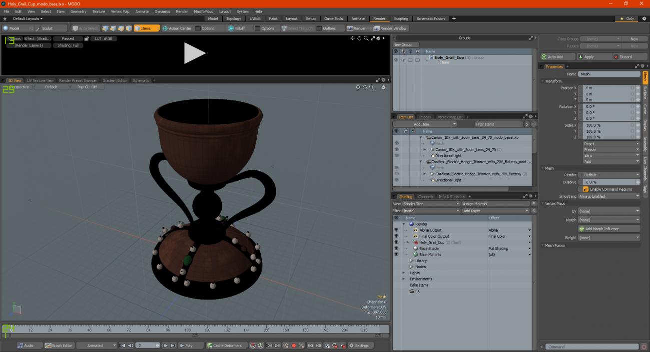 Holy Grail Cup 3D model