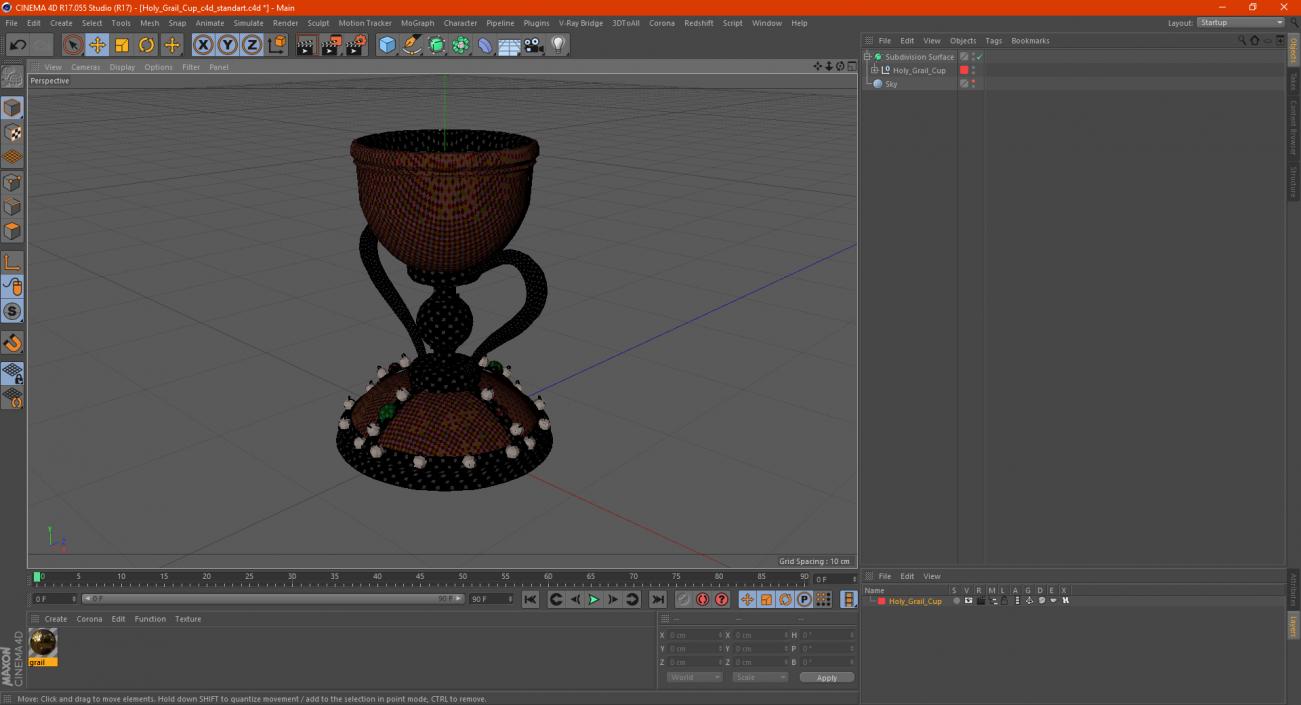 Holy Grail Cup 3D model