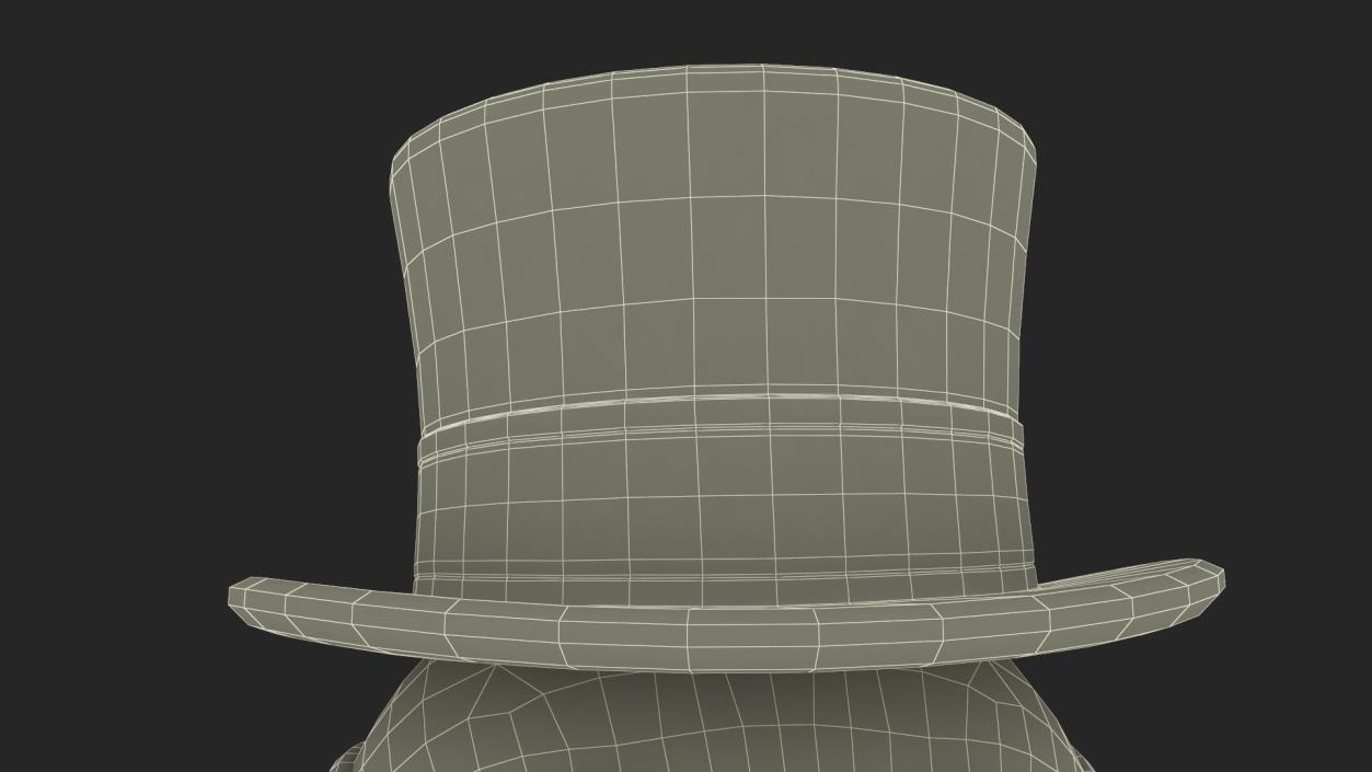 Mr Monopoly Trading Pose for 3D Print 3D