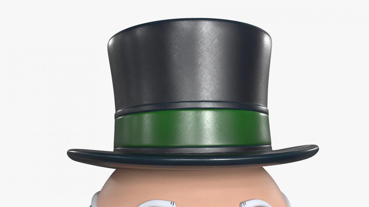 Mr Monopoly Trading Pose for 3D Print 3D