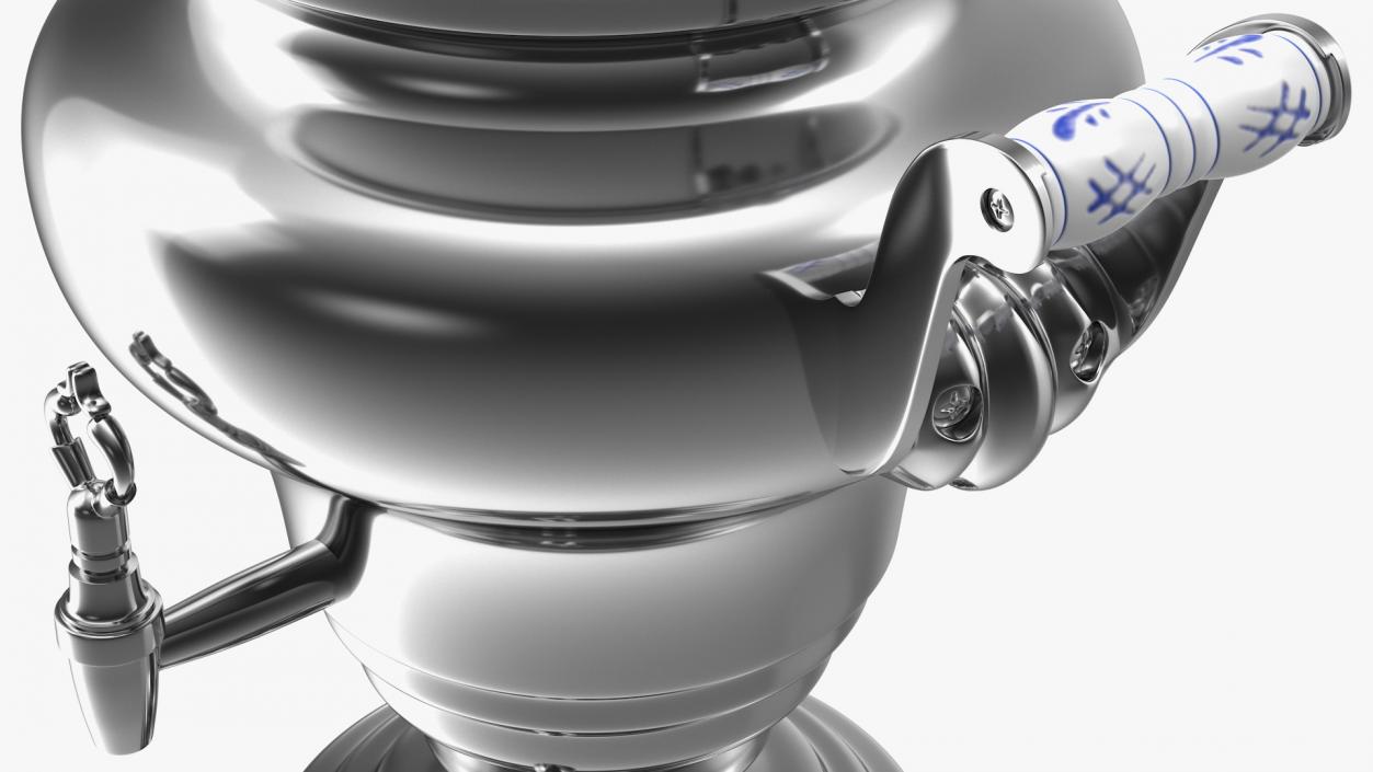 3D Electric Russian Samovar Kettle