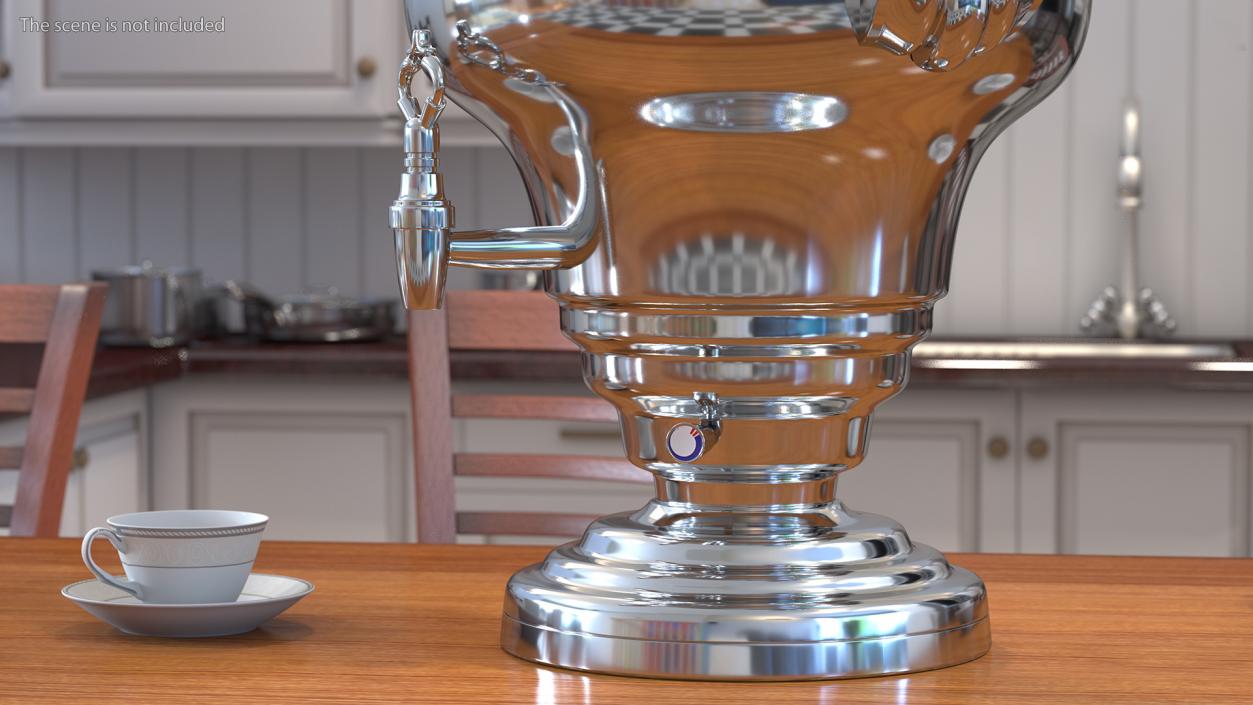 3D Electric Russian Samovar Kettle