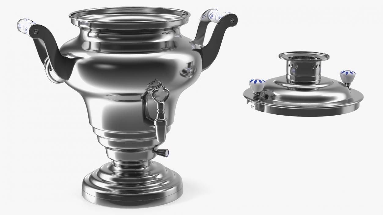 3D Electric Russian Samovar Kettle