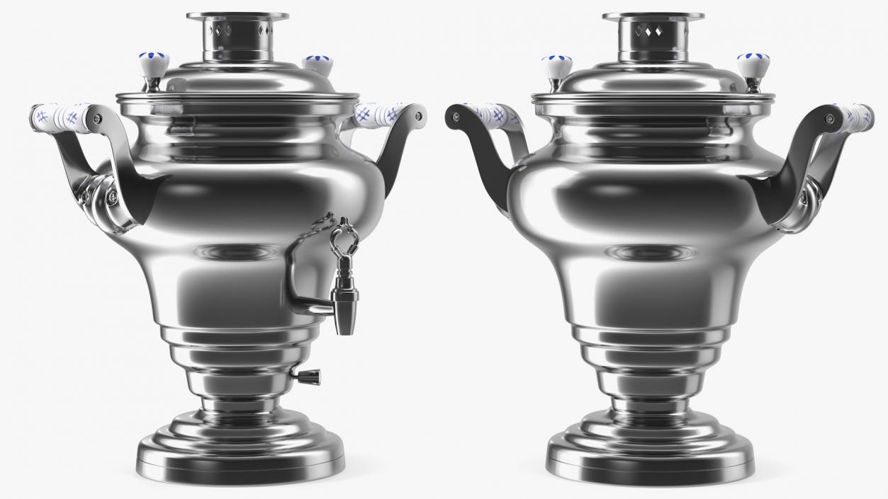 3D Electric Russian Samovar Kettle