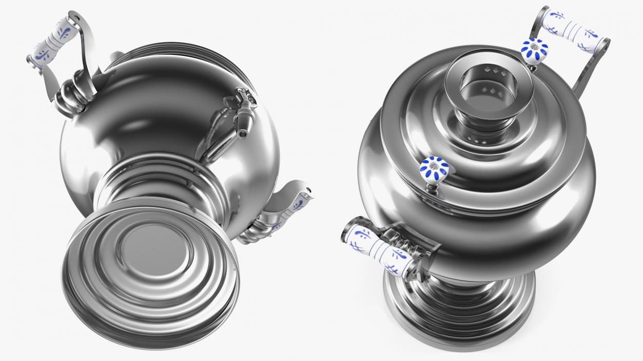 3D Electric Russian Samovar Kettle