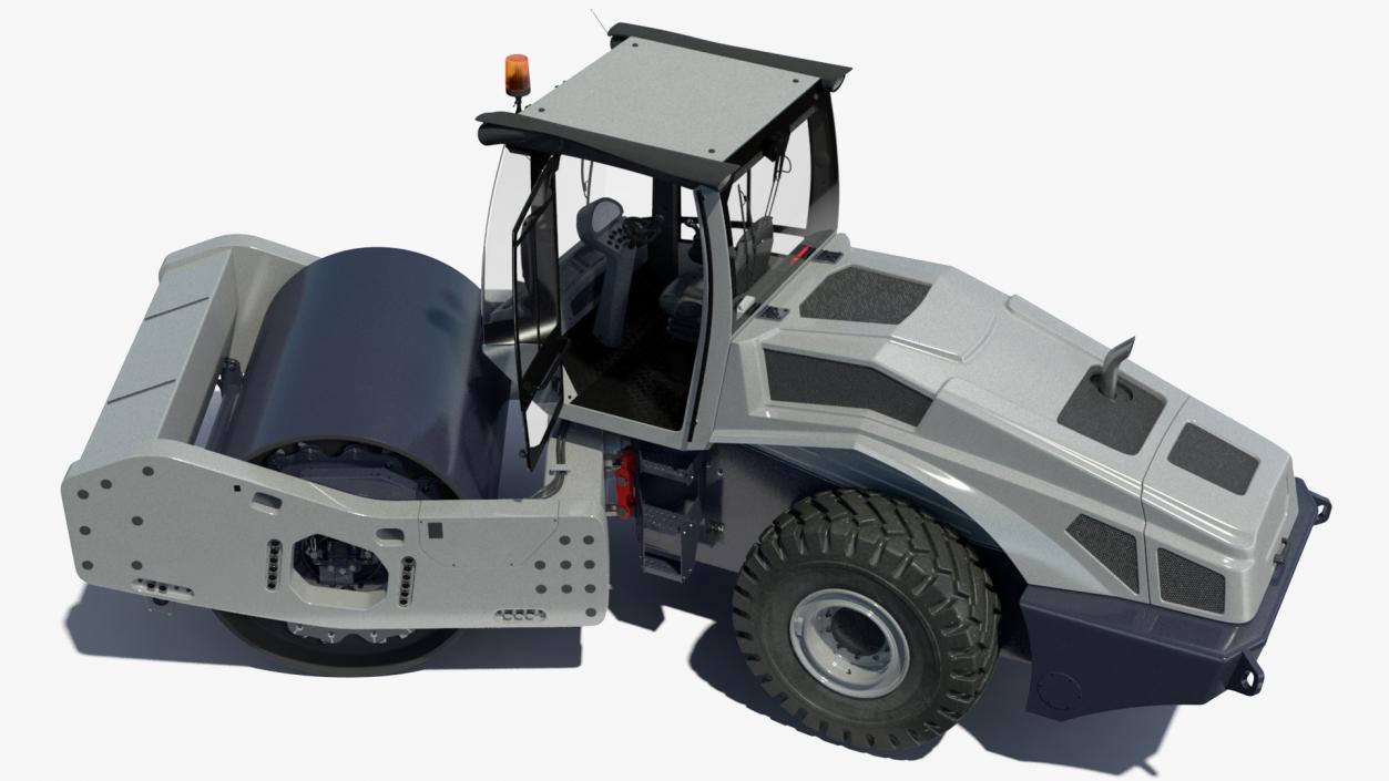 3D model Rigged Road Compactors Collection 6