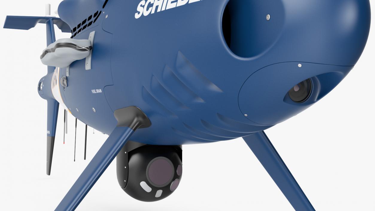 Schiebel Camcopter S100 UAV MOAS Rigged 3D model