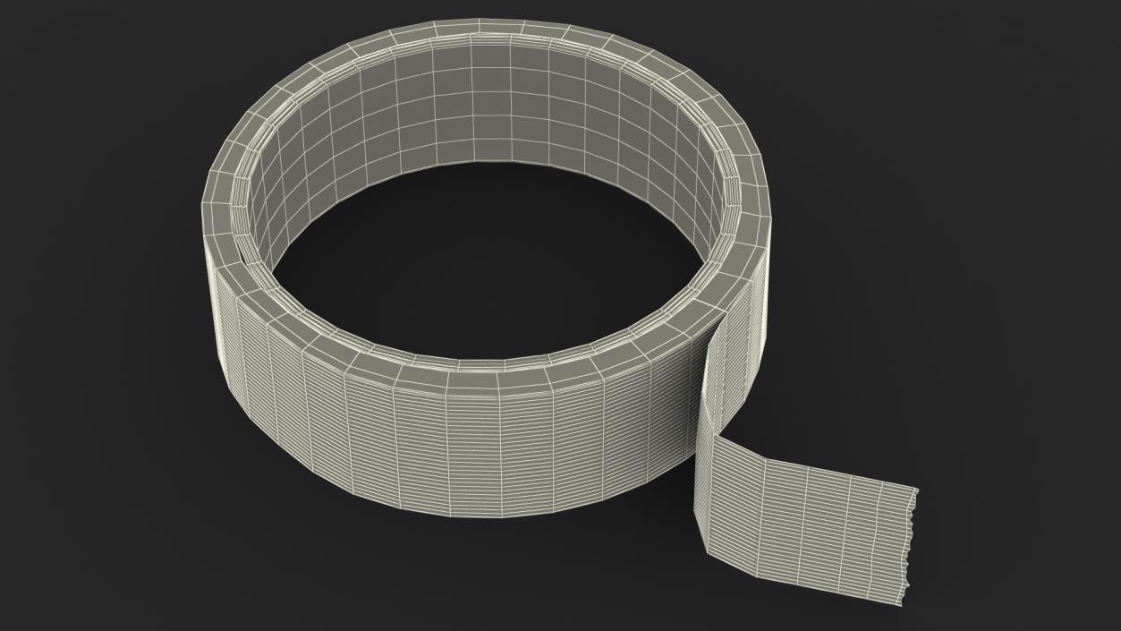 3D model Adhesive Tape Roll 2