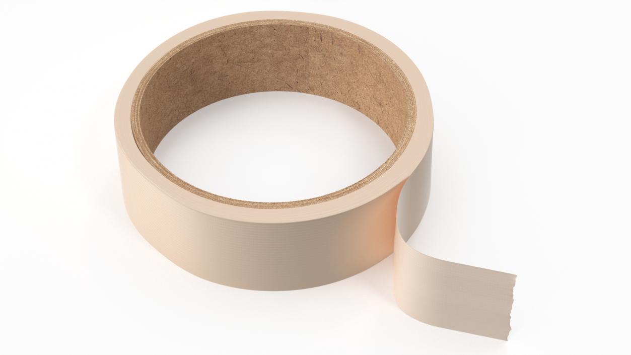 3D model Adhesive Tape Roll 2