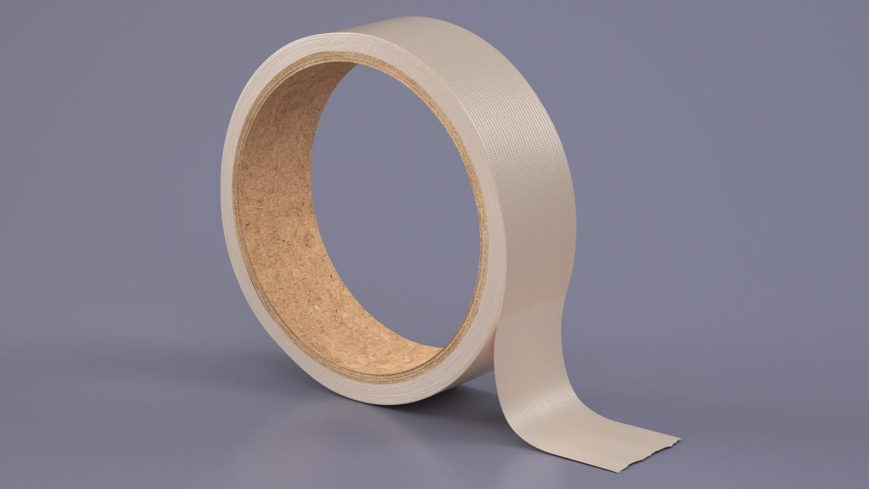 3D model Adhesive Tape Roll 2