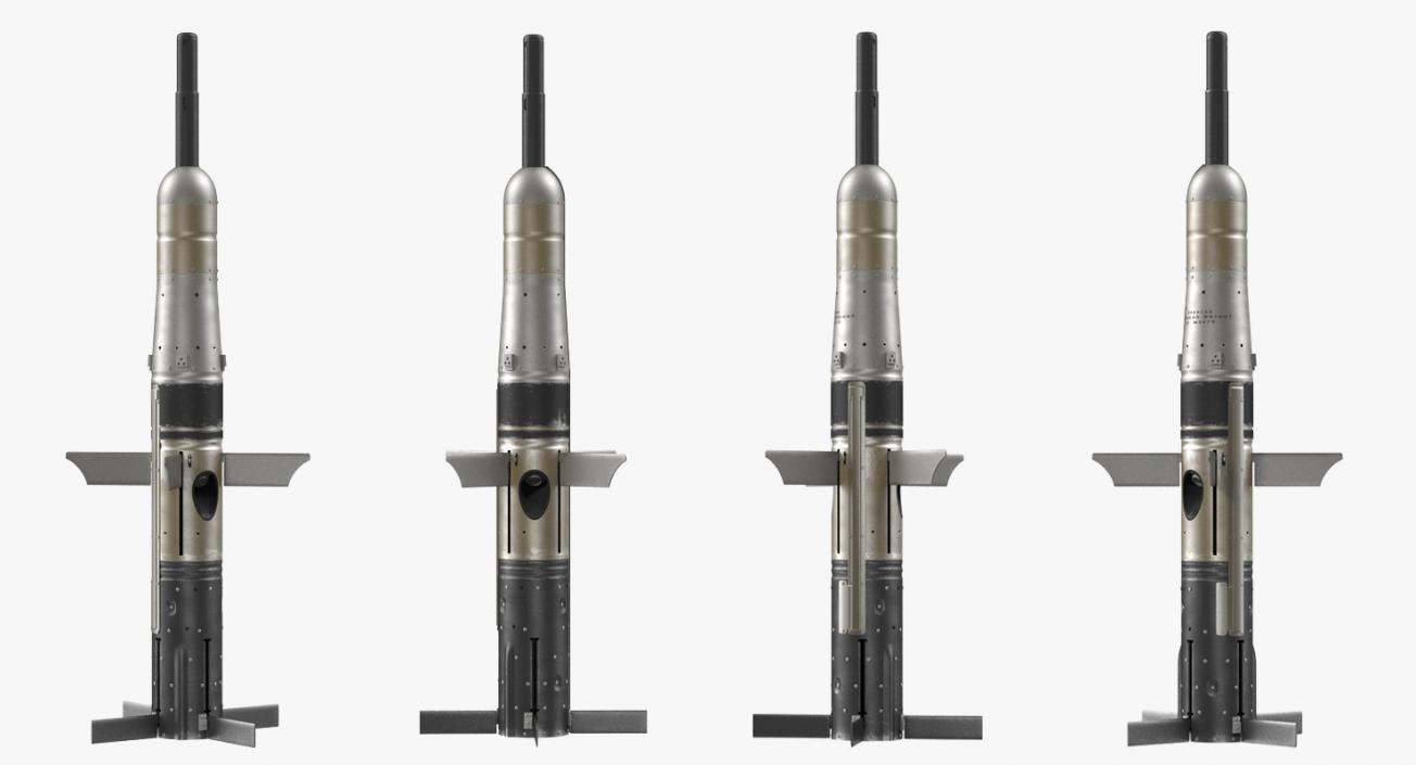 BGM 71c TOW Missile 3D model