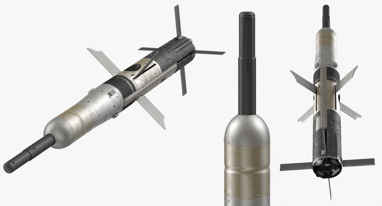 BGM 71c TOW Missile 3D model