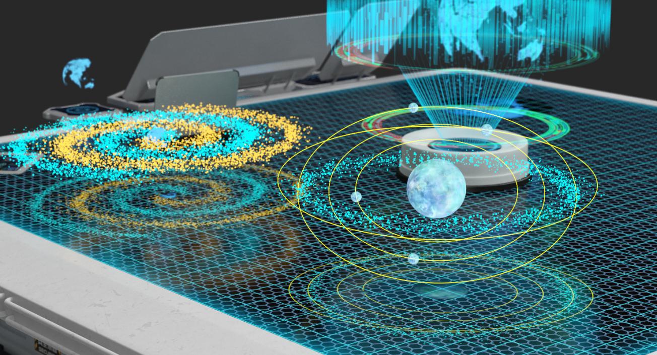 Interactive Holographic Table 3D model