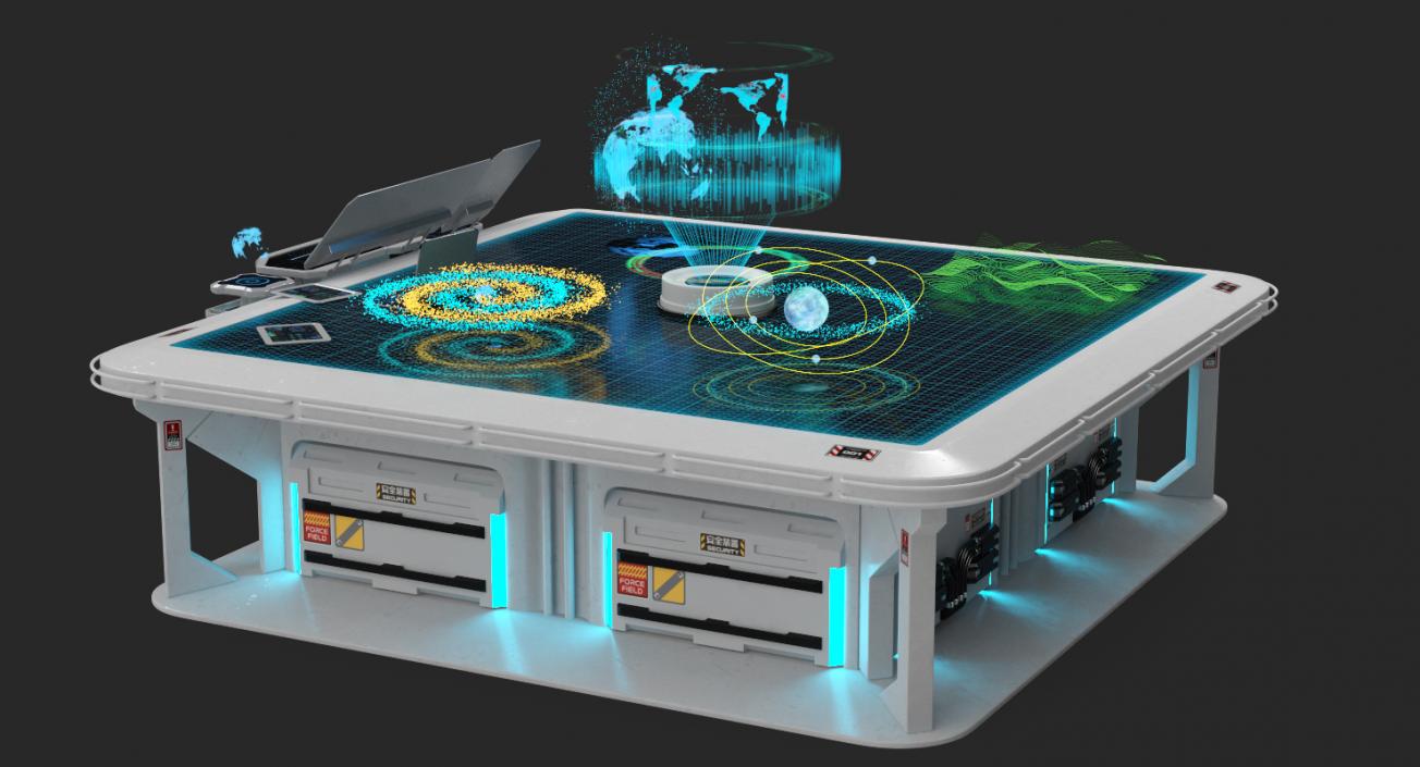 Interactive Holographic Table 3D model