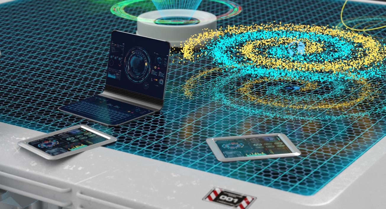 Interactive Holographic Table 3D model