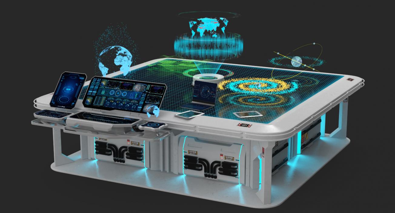 Interactive Holographic Table 3D model