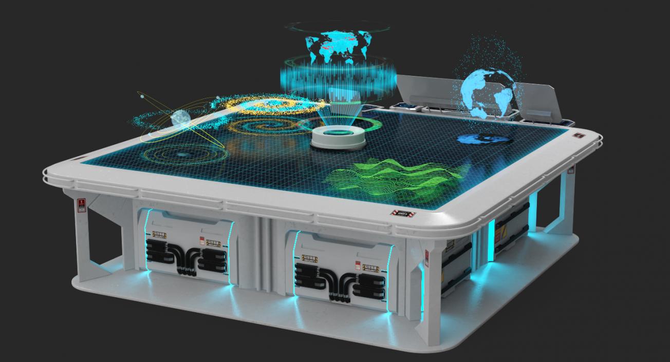 Interactive Holographic Table 3D model