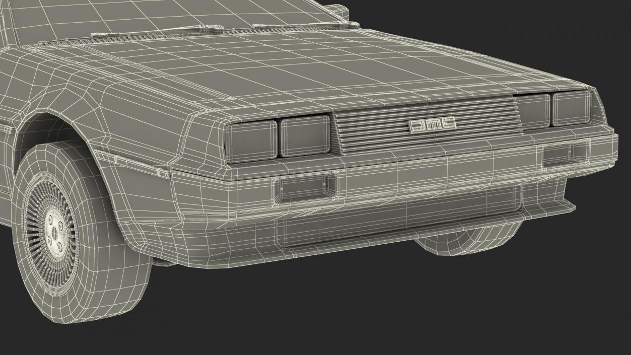 3D model DeLorean DMC-12