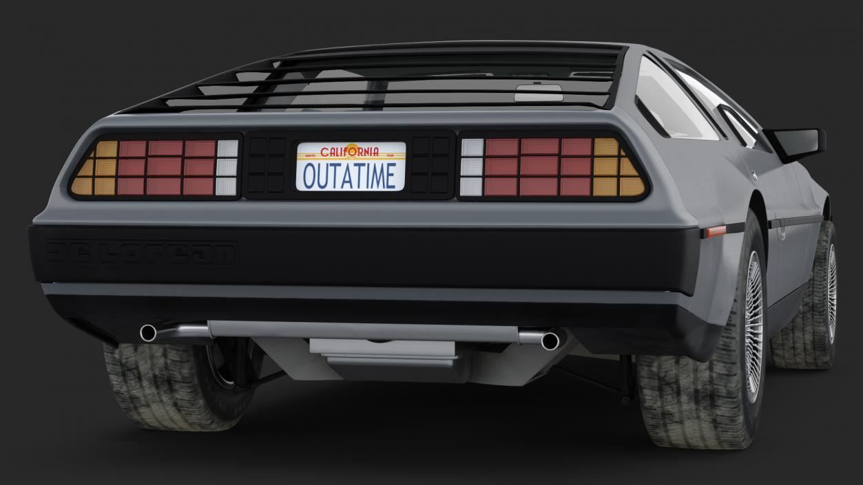 3D model DeLorean DMC-12