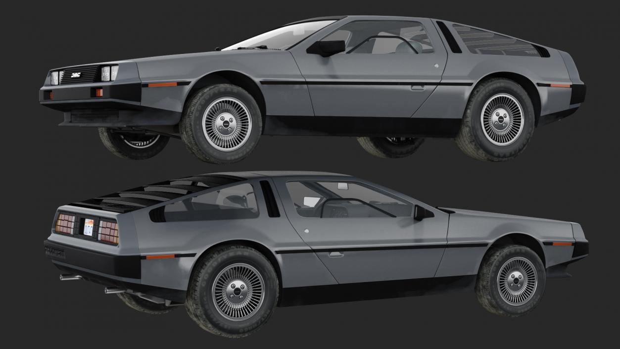 3D model DeLorean DMC-12