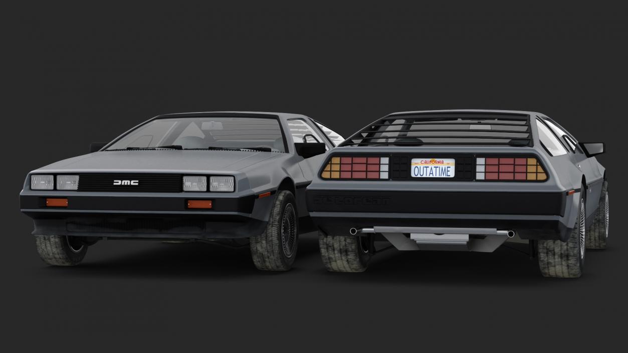 3D model DeLorean DMC-12