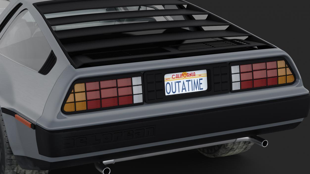 3D model DeLorean DMC-12