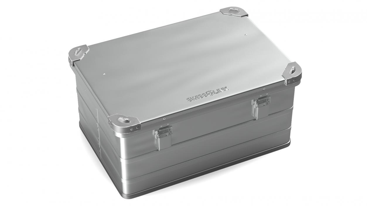 3D Aluminum Storage Box Swiss Link Medium model