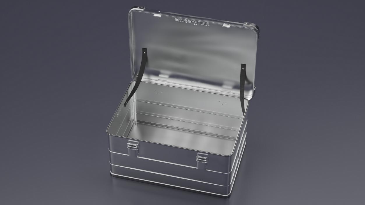 3D Aluminum Storage Box Swiss Link Medium model