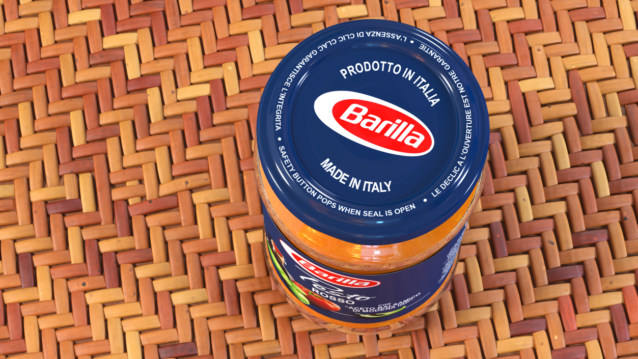 3D Barilla Pesto Rosso Pasta Sauce 190g