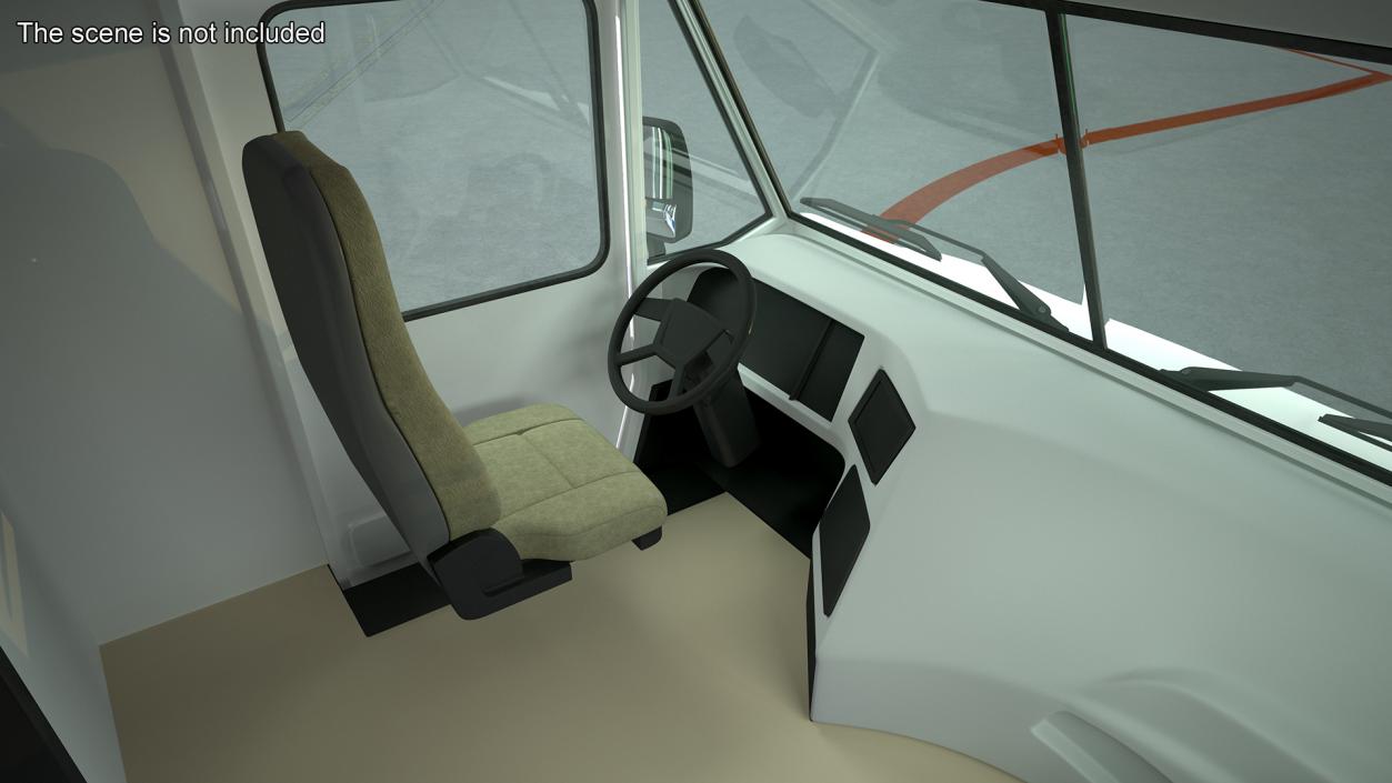 NYPD Mobile Command Center Simple Interior 3D