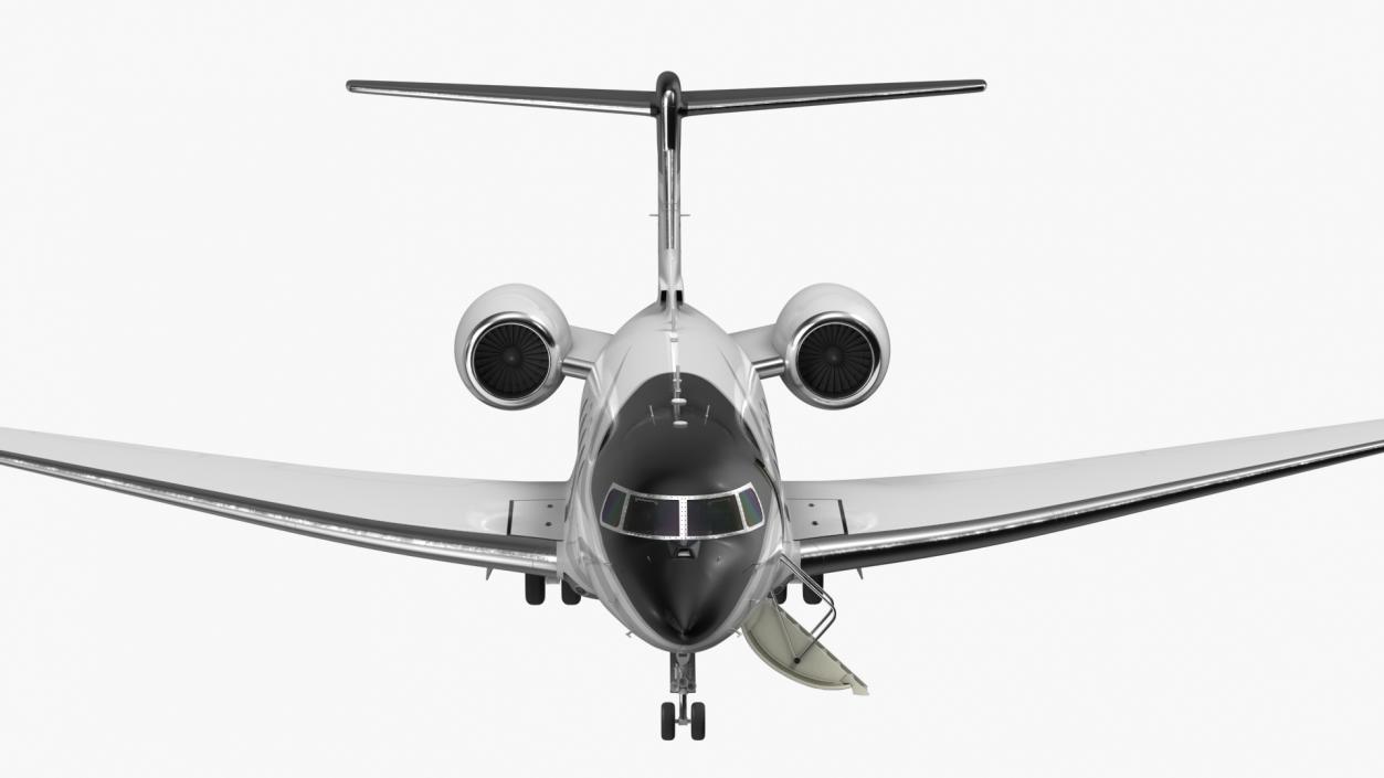 3D model Gulfstream G400 Business Jet Rigged