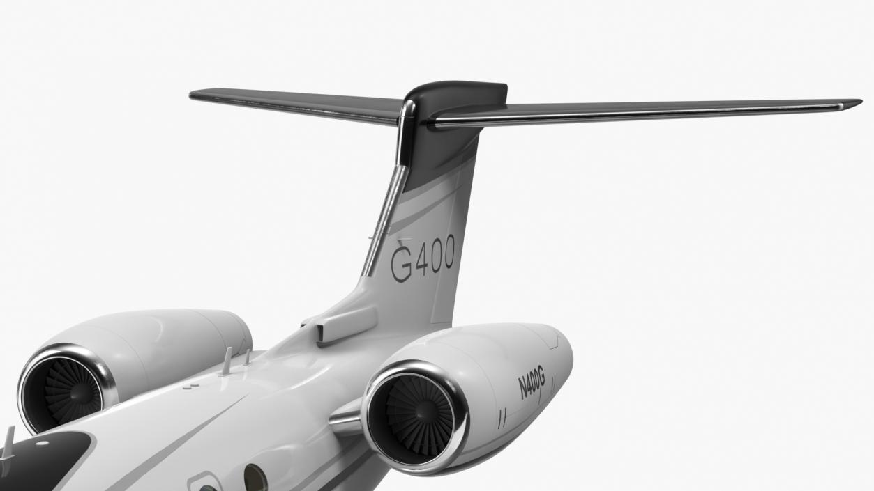 3D model Gulfstream G400 Business Jet Rigged