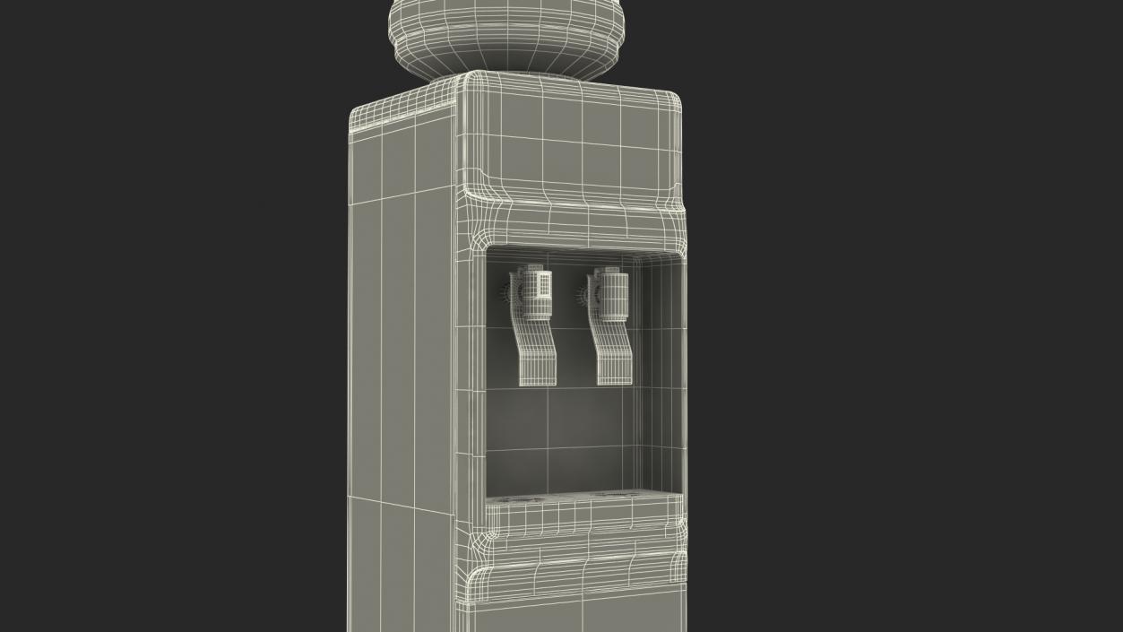 Top Loading Water Cooler Dispenser 3D model