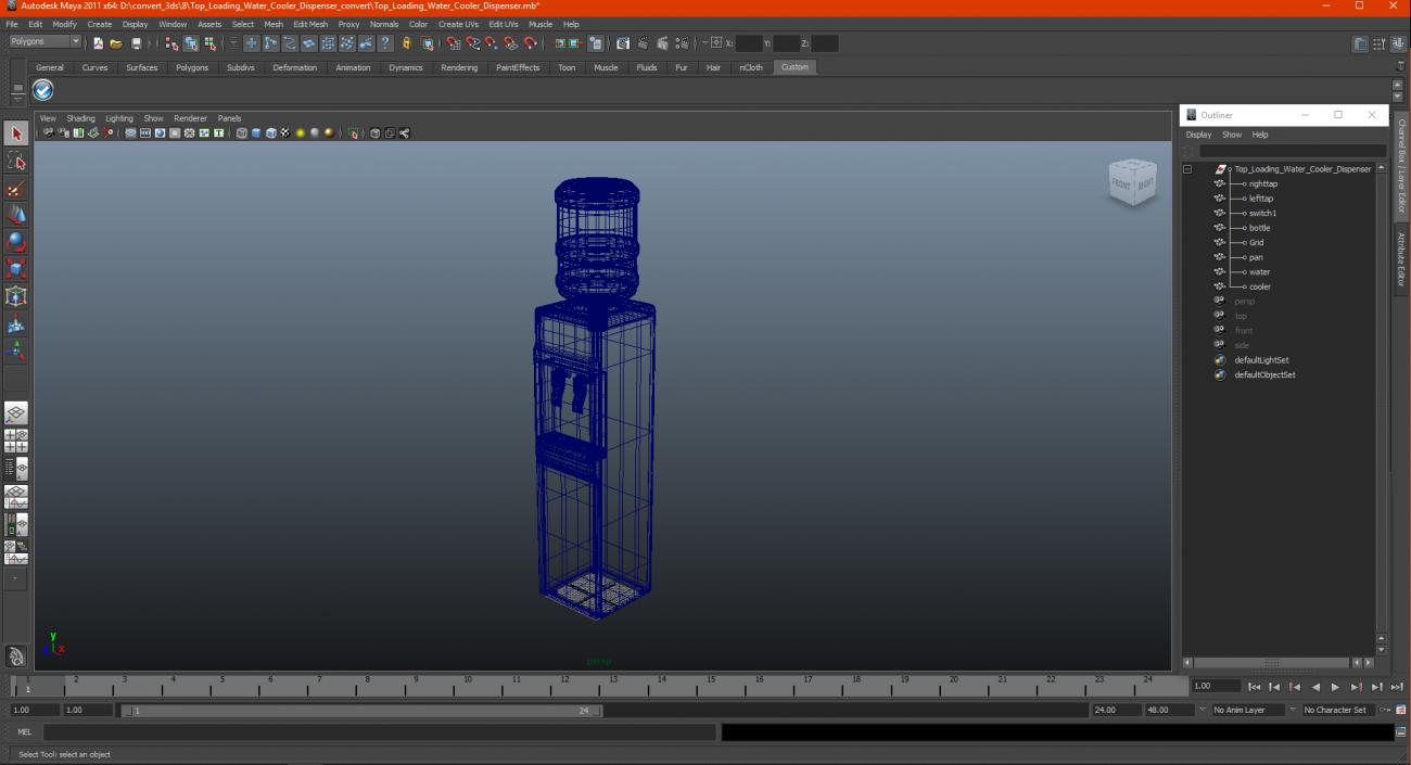 Top Loading Water Cooler Dispenser 3D model