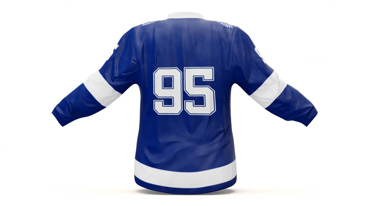 3D Hockey Jersey Tampa Bay Lightning model