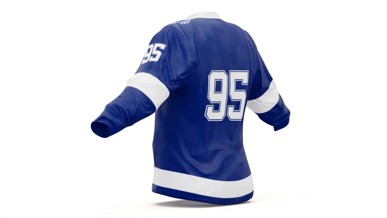 3D Hockey Jersey Tampa Bay Lightning model