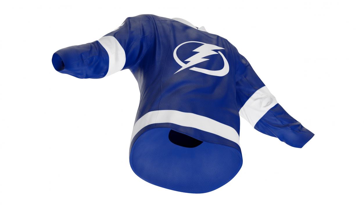 3D Hockey Jersey Tampa Bay Lightning model